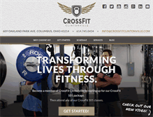 Tablet Screenshot of crossfitclintonville.com